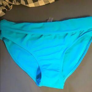 Teal bathing suit bottoms. Size Large.